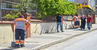 Maltepe'nin sokaklarında bayram temizliği