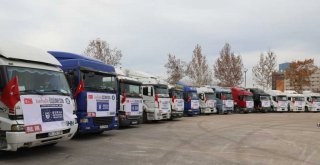 Suriye'ye ‘kardeşlik üşümesin' konvoyu