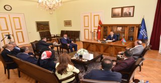 Azeri işadamlarından Başkan Aktaş'a ziyaret