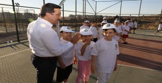 Başkan Atilla çocuklarla bir araya geldi