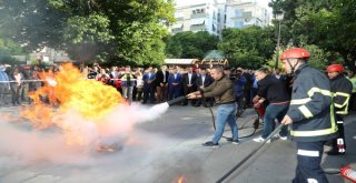 Adana Büyükşehir’de Yangın Tatbikatı