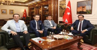 Bağlar ve Ergani'den Başkan Atilla'ya ziyaret