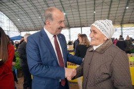 Başkan Türkyılmaz esnafla buluştu