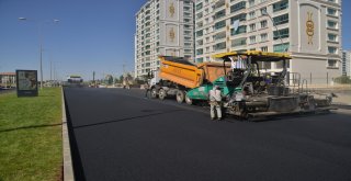 Mezopotamya Caddesi’ne 7 bin 121 ton asfalt serildi