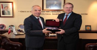 AB Büyükelçisi Berger'den Başkan Osman Zolan'a ziyaret