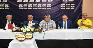 Plaj Voleybol Dünya Turu 3 Yıldız Mersin Türkiye'nin Tanıtım Toplantısı Gerçekleştirildi