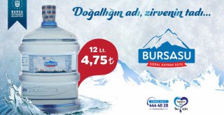 Büyükşehir'in yeni markası ‘Bursa Su'