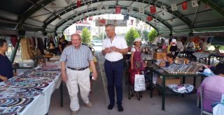 Başkan Albayrak Mezitli Belediyesi Kadın Üretici Pazarı'nda İncelemelerde Bulundu