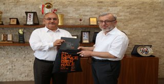 Başkan Hasan Can, FSM Vakıf Üniversitesi Güzel Sanatlar Fakültesi Dekanı Prof. Dr. Hüsrev Subaşı’yı Ağırladı