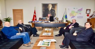 ÇEKÜL Yöneticilerinden Başkan Kadir Albayrak'a Ziyaret