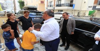 Başkan Hasan Can ve AK Parti Ümraniye İlçe Başkanı Av. Mahmut Eminmollaoğlu Ümraniyeli Şehit Ailelerini Ziyaret Etti