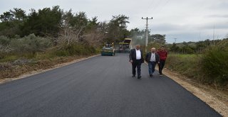 Manavgat Aksaz-Karaöz'e sıcak asfalt