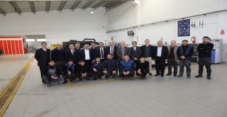 Başkan Atilla'dan otomotiv firmalarına ziyaret
