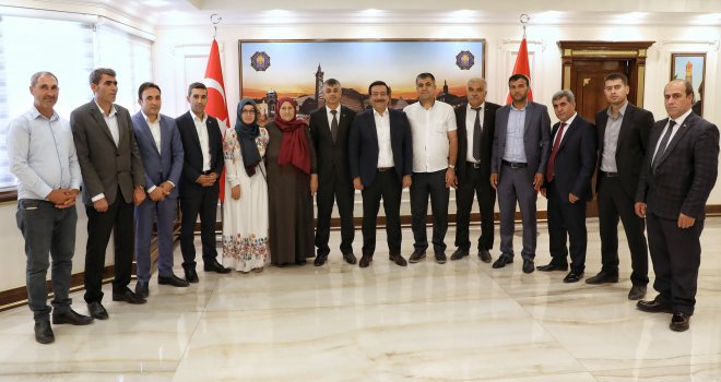 Anadolu Şehit Aileleri ve Gaziler Federasyonu'ndan Başkan Atilla'ya Ziyaret