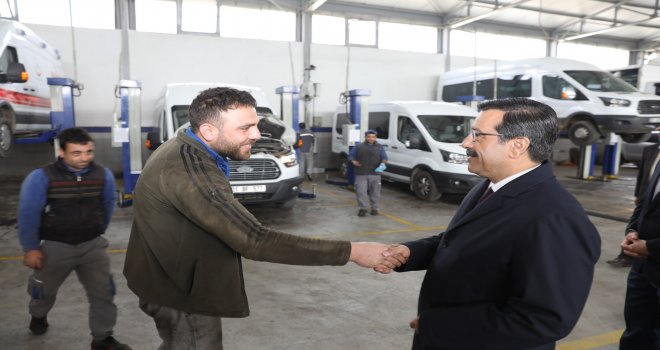 Başkan Atilla'dan otomotiv firmalarına ziyaret