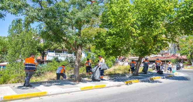 Maltepe'nin sokaklarında bayram temizliği