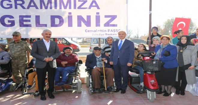 Erzincan Belediyesi,engellileri unutmadı.