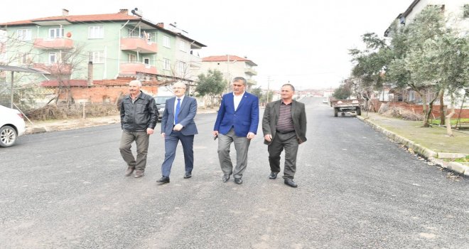 Başkan Kafaoğlu Savaştepe'de incelemelerde bulundu