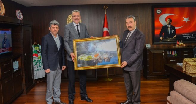 Başkan Ali Özkan’dan İl Emniyet Müdürü Osman Ak’a Ziyaret
