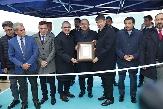 Finike Öğrenci Pansiyonu'nu Dışişleri Bakanı Çavuşoğlu açtı