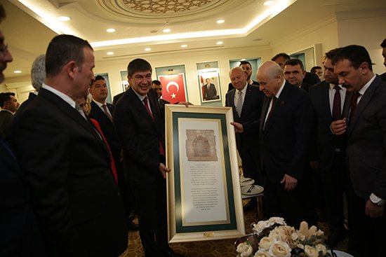 MHP Lideri Devlet Bahçeli Başkan Türel'i ziyaret etti