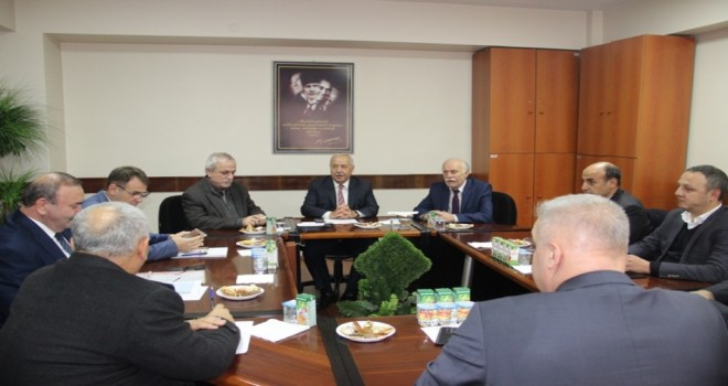 Zonguldak Belediye Başkanı Muharrem Akdemir koordinasyon toplantısı düzenledi.
