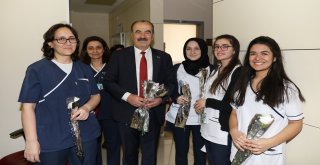 BAŞKAN TÜRKYILMAZ SAĞLIK ÇALIŞANLARININ BAYRAMINI KUTLADI