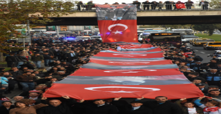 “Ata”ya Saygı Yürüyüşü…