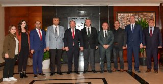 POLATLI TİCARET ODASI’NDAN BAŞKAN YAVAŞ’A HAYIRLI OLSUN ZİYARETİ
