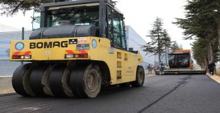 BÜYÜKŞEHİR'DEN ESKİŞEHİR FUAR VE KONGRE MERKEZİ'NE YOL YAPIM ÇALIŞMASI