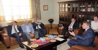 BURSA VALİMİZ BAŞKANIMIZI ZİYARET ETTİ