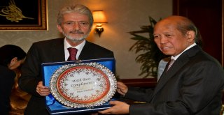 ASYALI BÜYÜKELÇİLERDEN BAŞKAN TUNA'YA ZİYARET