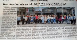 MUDANYALI ÖĞRENCİLERDEN ANSBACH’TA BARIŞ VURGUSU