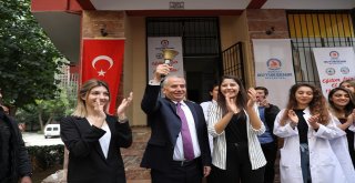 Eğitim için El Ele'de ilk ders zilini Başkan Zolan çaldı