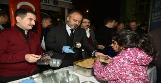 Başkan Aktaş'tan kandil helvası