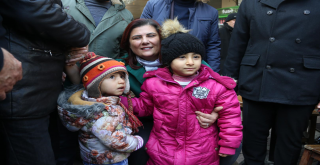 'TOPUKLU EFE'YLE AYDIN'IN FATİH'İ'NE SEVGİ SELİ