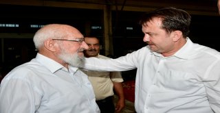 BAŞKAN ERKOÇ'TAN HAL ESNAFLARINA ZİYARET