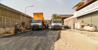 1. Sanayi Sitesi yolları asfaltlanıyor