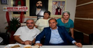 Başkan Sözlü Alevi Bektaşi Hemşerilerinin İftar Sofrasında