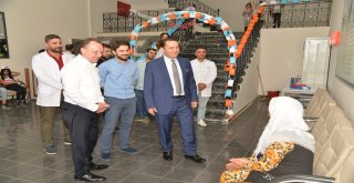 Eryılmaz, Bilgi Evi'ni ziyaret etti