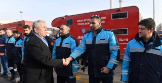 BÜYÜKŞEHİR BELEDİYESİ ARAMA KURTARMA EKİBİ ANKARA'DA…