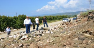 BAŞKAN SARGIN EKİPLERLE BİRLİKTE SEL BÖLGESİNDE