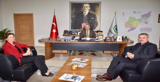 Başkan Albayrak'a DİSK Genel Başkanı Arzu Çerkezoğlu'ndan Ziyaret
