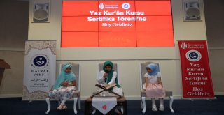 Ümraniye Belediyesi Yaz Kur’an Kurslarının Sertifika Töreni Gerçekleşti