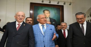 TBMM Başkanı İsmail Kahraman'dan Başkan Kocamaz'a Ziyaret