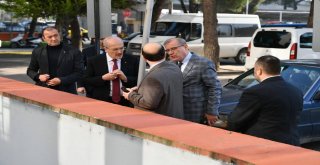 Başkanı  Kafaoğlu'ndan  Balıkesir Adliyesi'ne geçmiş olsun  ziyareti.