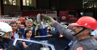 Mersin İtfaiye Eğitimde Hız Kesmiyor