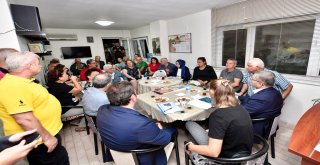 BAŞKAN HİLMİ TÜRKMEN SİTE SAKİNLERİ İLE BULUŞTU