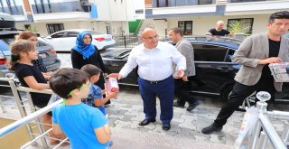 Başkan Hasan Can ve AK Parti Ümraniye İlçe Başkanı Av. Mahmut Eminmollaoğlu Ümraniyeli Şehit Ailelerini Ziyaret Etti