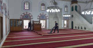 RAMAZAN ÖNCESİ BAŞKENT CAMİLERİNDE TEMİZLİK SEFERBERLİĞİ